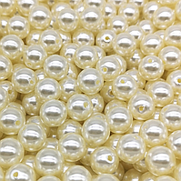 Бусини штучні перли (молочні) 8 мм. паковання 20 г