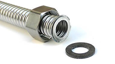 1 1/4 дюйма внутрішнє різьблення нержавіюча гайка для нержавіючої гофрованої труби 32мм, фото 2