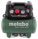 Компресор переносний Metabo Basic 160-6 W OF (601501000): 160 л/хв., 900Вт, 6 бар, фото 3