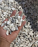 Галька мармурова "Білі Карпати" для клумб та ландшафтного дизайну (ціна за 1 кг від 1 тони), фото 3