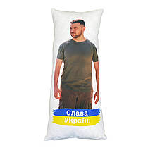 Подушка Дакімакура з принтом "Зеленський. Слава Україні!" від KLik Print