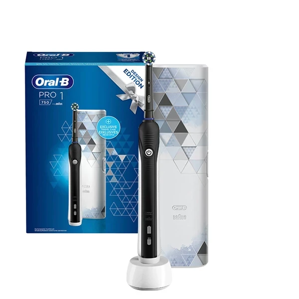 Електрична зубна щітка Oral-B D16 PRO 750 Cross Action Design Edition Black