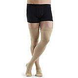 Панчохи компресійні із силіконовим фіксатором 2 клас 23-32 мм рт ст закритий носокSIGVARIS Essential Classical, фото 3