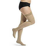 Панчохи компресійні із силіконовим фіксатором 2 клас 23-32 мм рт ст закритий носокSIGVARIS Essential Classical, фото 4