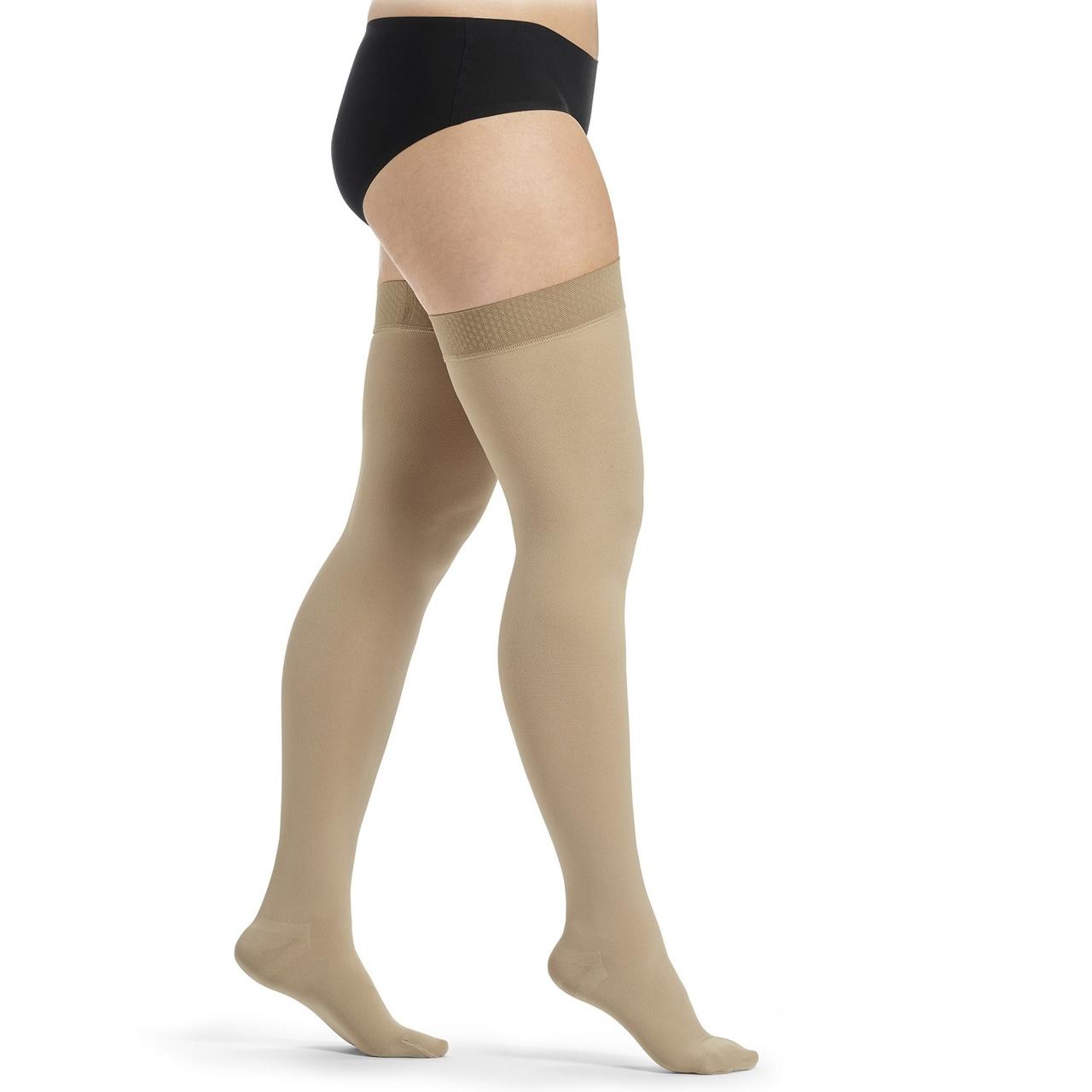 Чулки компрессионные с силиконовым фиксатором SIGVARIS (Сигварис) Essential Classical класс 2 компрессии, фото 7