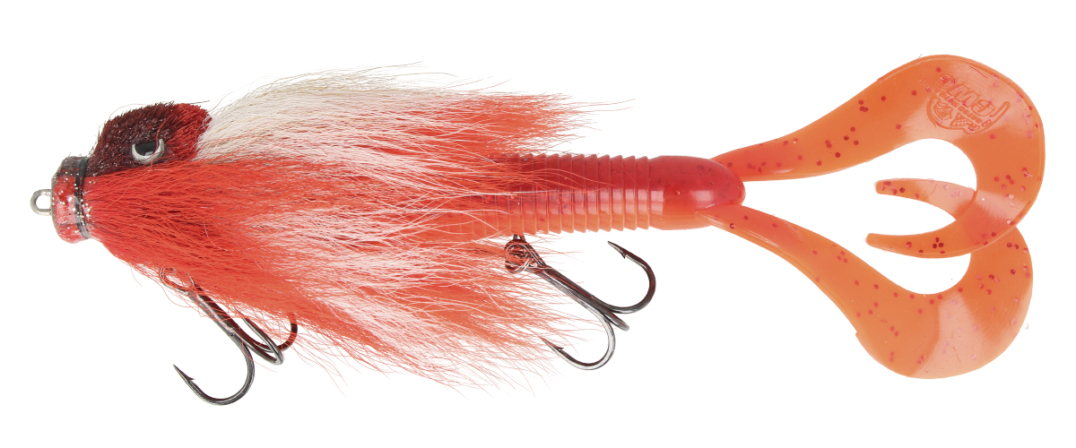 Бактейл CWC Miuras-Mouse Big 23см 95г 010 White Christmas, фото 1