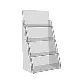 Підставка EKOSTAR для листівок 4 яруси ширина 215 мм, фото 3