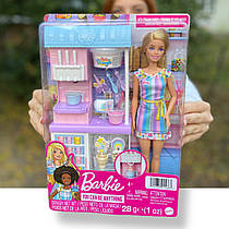 Лялька Барбі магазин морозива  Ice Cream Shop Mattel (HCN46)