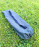 Розкладачка НАТО до 200 кг складне ліжко для військових, розкладачка армійська Натовська з чохлом для зберігання, фото 5