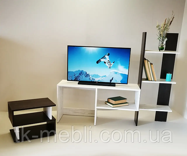 Купить Тумба под телевизор и аппаратуру ТBС-2 со стеллажом (витрина под ...