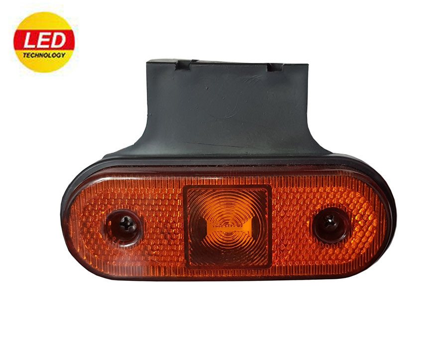 Ліхтар габаритів жовтий 12-24v (4LED) (Туреччина)