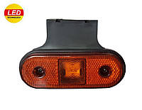 Фонарь габаритный желтый 12-24v (4LED) (Турция)