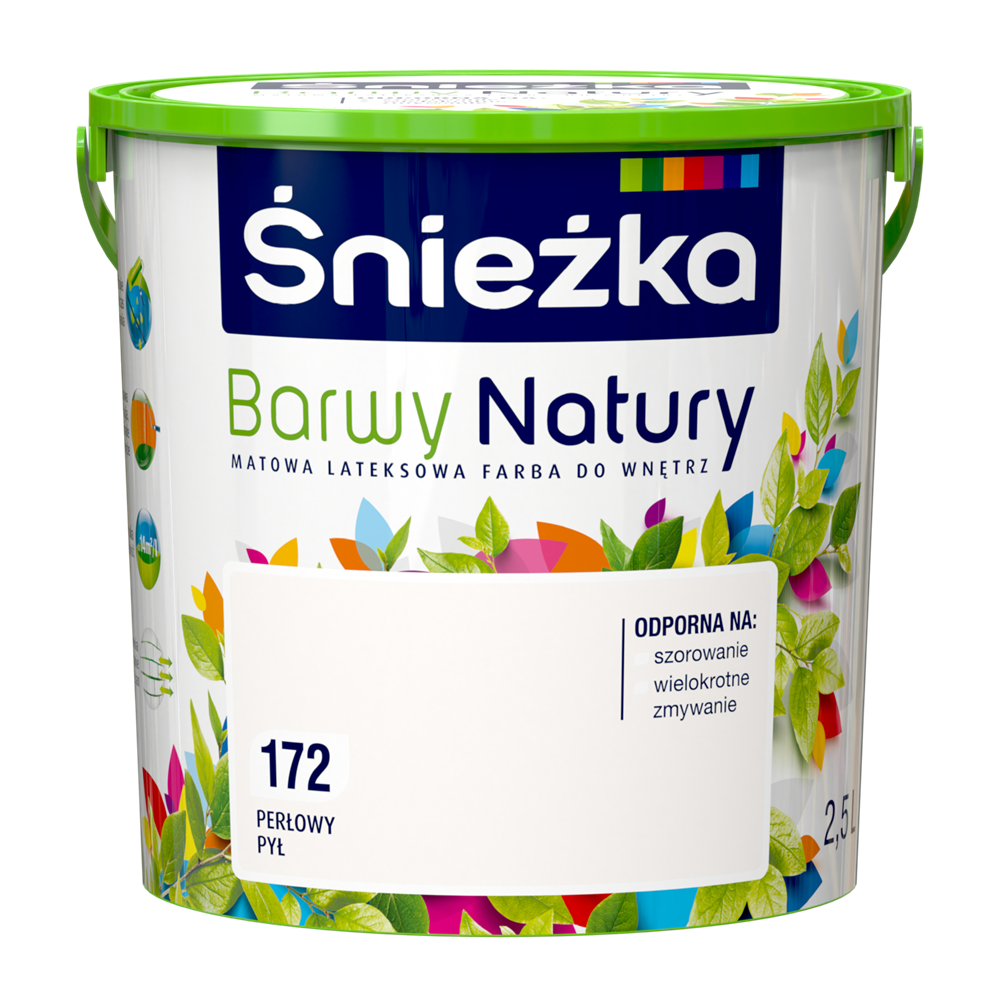 Фарба  латексна Снєжка Barwy Natury   172Т   Перловий пил    2,5L