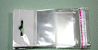 Пакеты с клейкой лентой 100*86 мм + 20 мм (30 мкм) клл +слот без усиления  - 1 упак (100 шт)