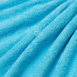 Двостороння махрова тканина світло-бірюзового кольору