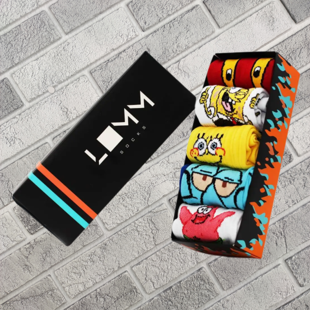 НАБІР ШКАРПЕТОК ONE SIZE ДЕМІСЕЗОННІ ВИСОКА ГУМКА В ПОДАРУНОЧНІЙ КОРОБЦІ (5 ПАР) №111 THE KRISTI 30033682, фото 1