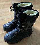 Чоботи черевики теплі зимові з термо вставкою, легкі, на шнурках ЕВА, фото 4