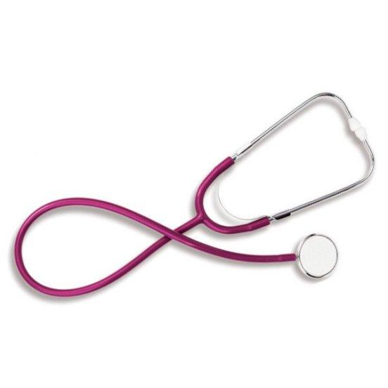 Стетоскоп B.Well Швейцарія з односторонньою головкою бордовий WS-1