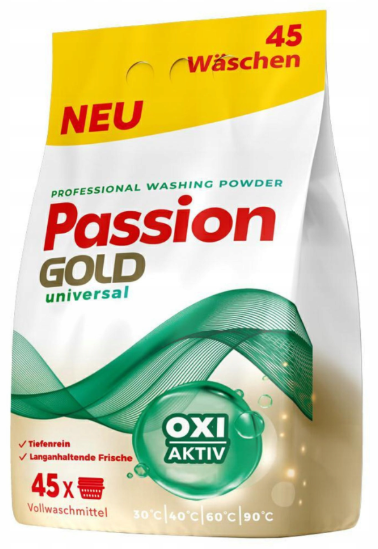 Пральний порошок Passion Gold Universal, 45 прань (2,7кг.)