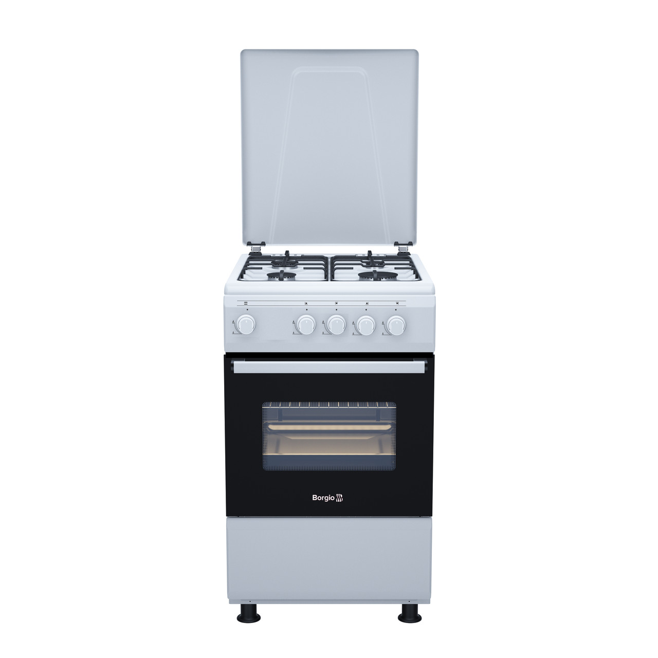 Плита газова GG 540W MCBL (cast iron)
