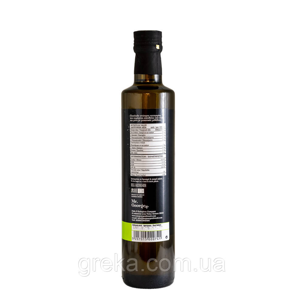Оливковое масло "Mr. George" extra virgin 500 мл, стекло - фото 2 - id-p1384835419