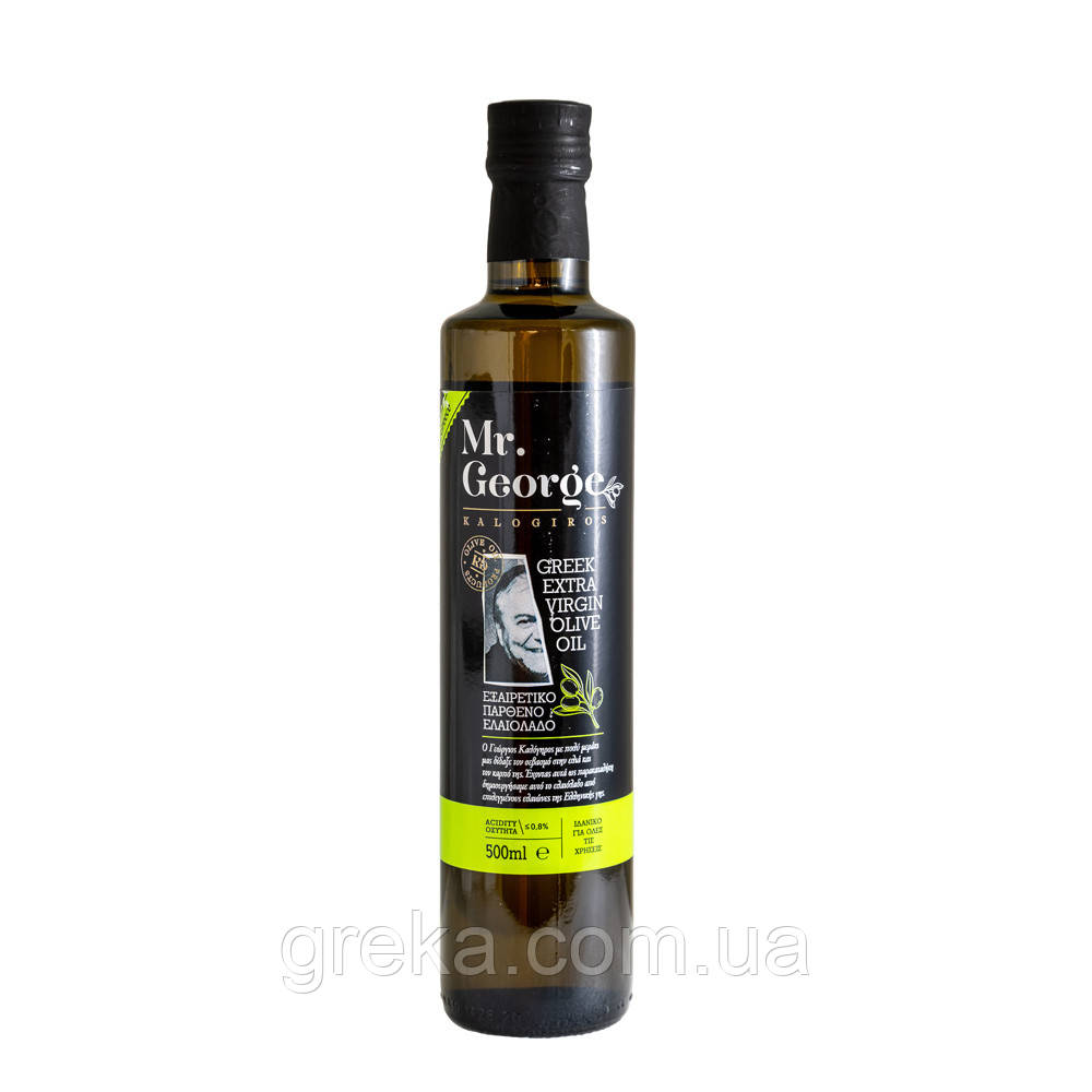Оливковое масло "Mr. George" extra virgin 500 мл, стекло - фото 1 - id-p1384835419