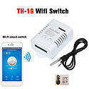 TH-16 RF Смарт Wi-Fi перемикач, сумісний із Sonoff&EWeLink 16A/3000W датчик температури, фото 3
