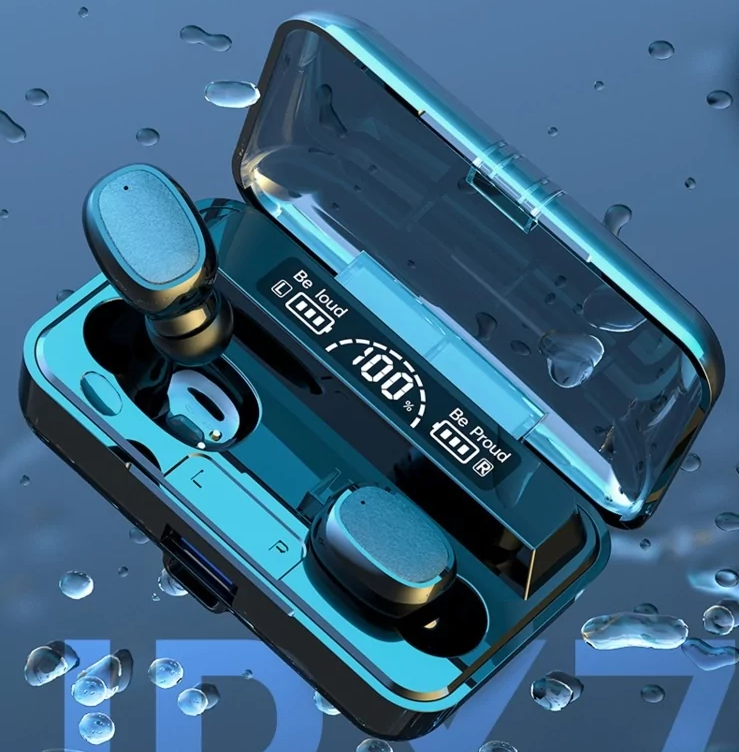 Навушники бездротові Air Twins G03-6 Bluetooth з кейсом