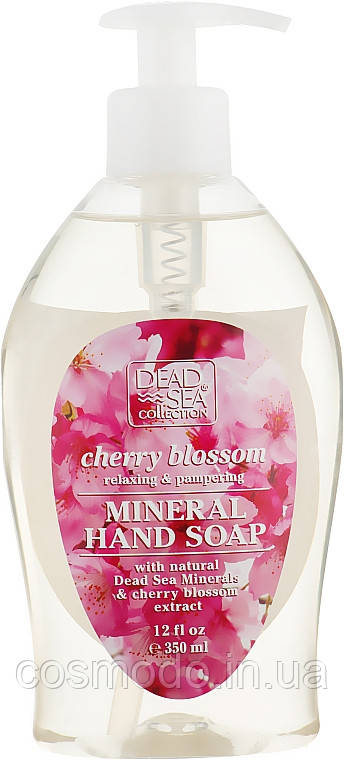 Рідке мило з мінералами Мертвого моря та ароматом вишневого квіту Dead Sea Collection Cherry Blossom