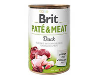 Влажный корм для собак Brit Pate & Meat Duck с курицей и уткой 400 г