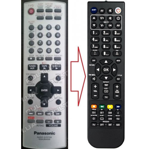 Пульт для PANASONIC N2QAJB000098 (аналог), фото 1
