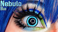 Чёрные линзы для глаз Черно голубые линзы Голубые кукольные линзы Цветные контактные линзы Необычные линзы