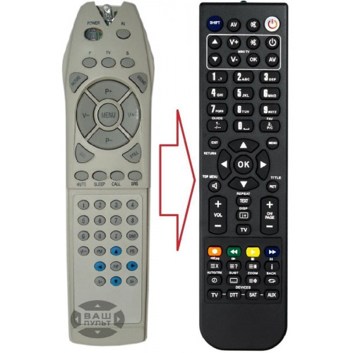 Пульт для телевізора ORION PTV 4201 (аналог), фото 1