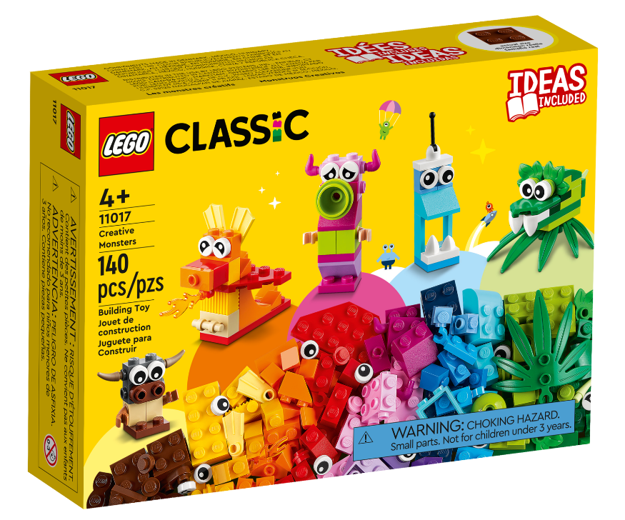 Конструктор LEGO Classic Оригінальні монстри 140 деталей (11017)