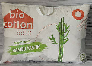 М'яка подушка з бамбука, 50х70 см, з чохлом на блискавці, 
Туреччина