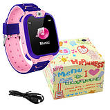 Дитячий розумний смарт-годинник з GPS Smart baby watch TD07S + камера Рожевий, фото 5