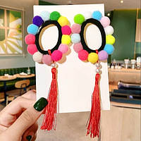 Резинки для волосся різнобарвні - розмір універсальний