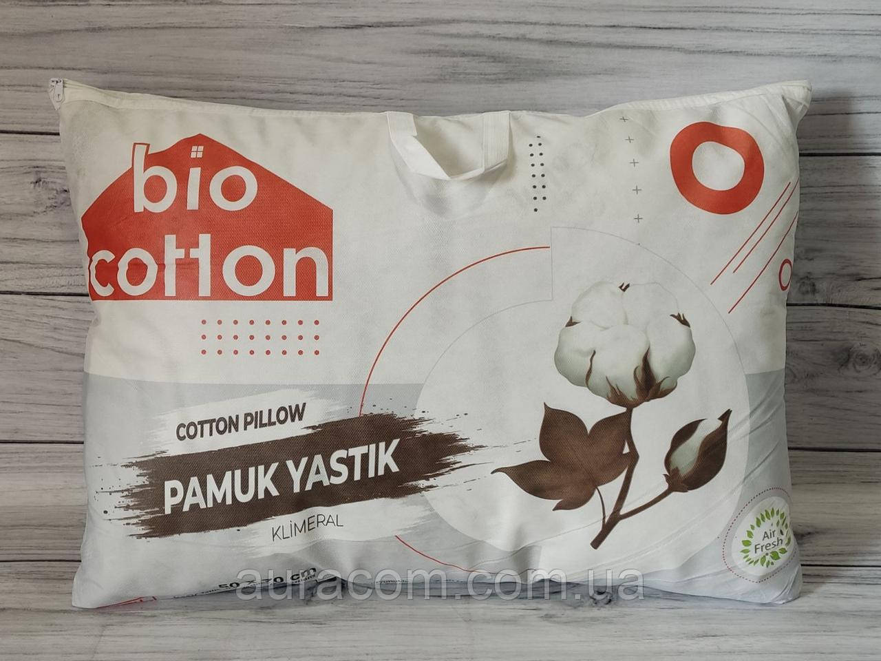 Подушка 50х70 см, з повітропроникною вставкою, Bio cotton, Туреччина, фото 1