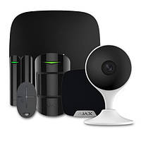 Комплект сигналізації Ajax StarterKit + HomeSiren black + Wi-Fi камера 2MP-C22EP