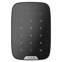 Бездротова сенсорна клавіатура Ajax KeyPad Plus black для керування системою безпеки Ajax