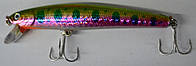 Воблер рыболовный Feima L1008 100мм, 9,5г, с заглублением 0-1,0м, цвет 12