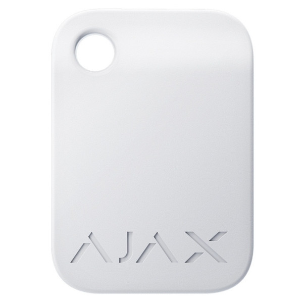 Брелок Ajax Tag white (комплект 10 шт) для управління режимами охорони системи безпеки Ajax