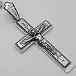 Комплект срібний ланцюжок Струмок з хрестом срібло 925 проба ланцюг хрест, фото 6