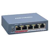 4-портовый POE коммутатор Hikvision DS-3E1105P-EI управляемый