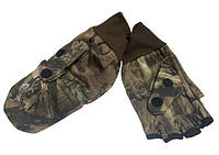 Рукавички з рукавичкою, без пальців чоловічі, підкладка фліс ABC