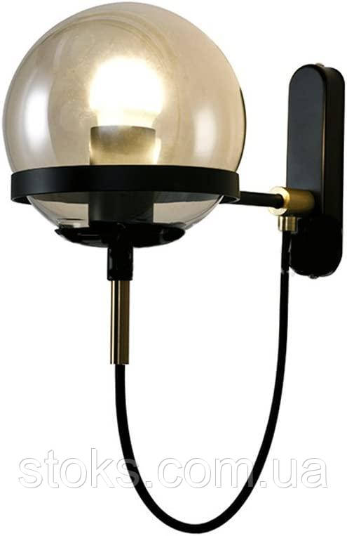 Настінний світильник LFsem з прозорою скляною кулею,, фото 1