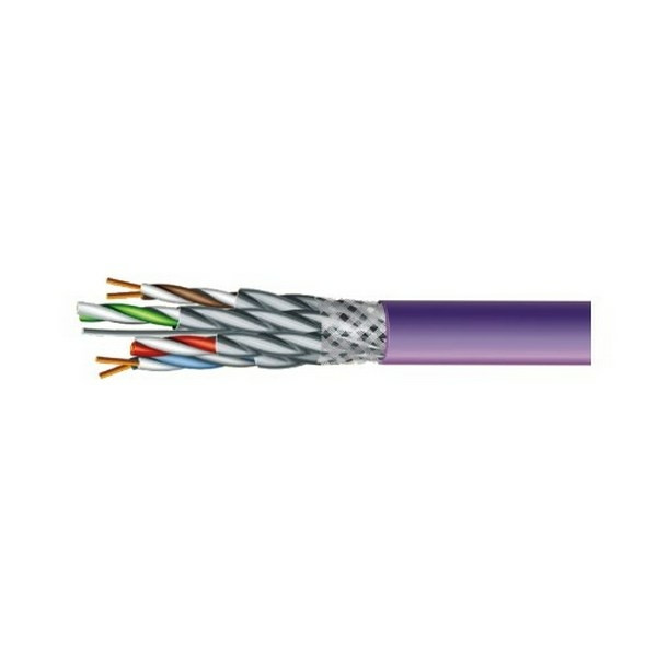 Вита пара ЗЗЦМ Cat. 7e S/FTP LSZH 4х2х23 AWG мідь 500 м внутрішній