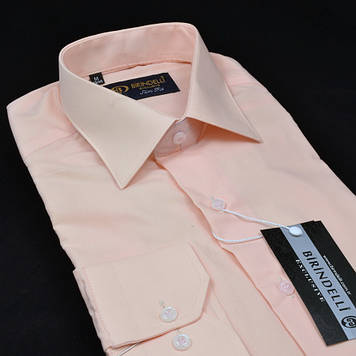 Сорочка чоловіча, приталена (Slim Fit), з довгим рукавом, Birindelli 512360 80% бавовна 20% поліестер M(Р)