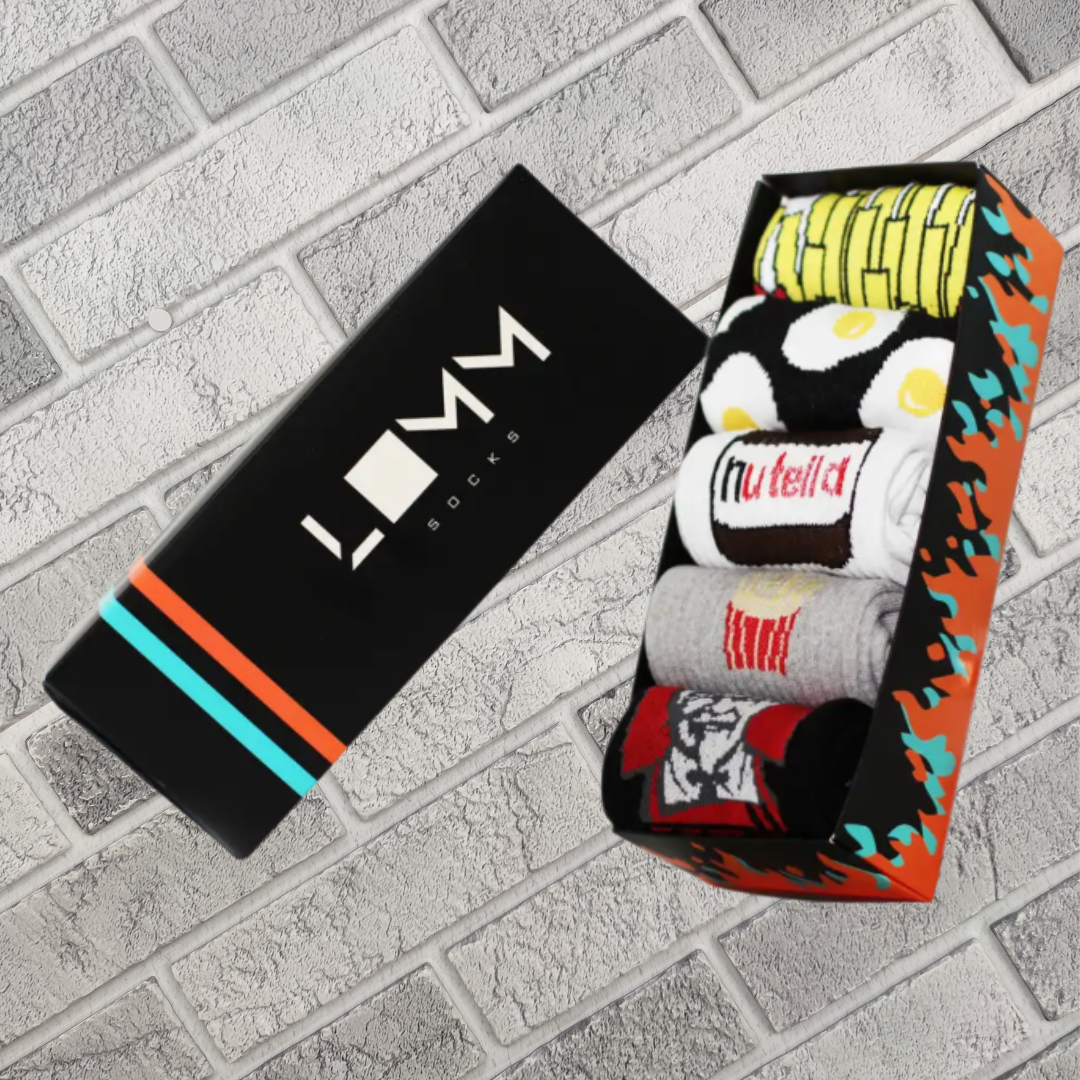 Набір високих шкарпеток весна/осінь у подарунковій коробці ONE SIZE ( 5пар) №60 УЦІНКА 30035733, фото 1