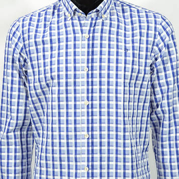 Сорочка чоловіча, приталена (Slim Fit), з довгим рукавом, Tony Montana GM-1804 16171-2 60% бавовна 40%